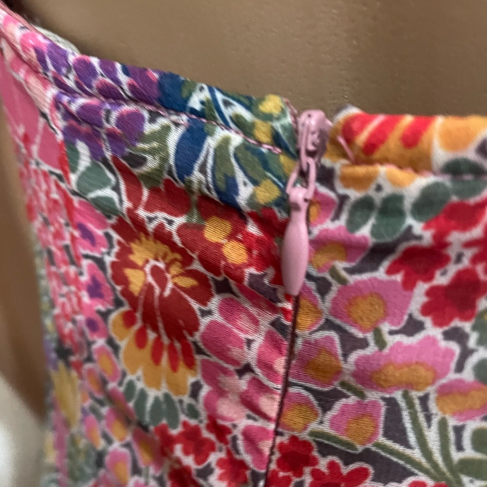 12th Tribe Pink Floral Ruffle Maxi Dress - Picture 5 of 16